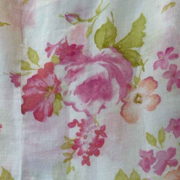 Floral Button Front Blouse Upcycled With Vintage Patches, Embroidery Small - Picture 10 of 13